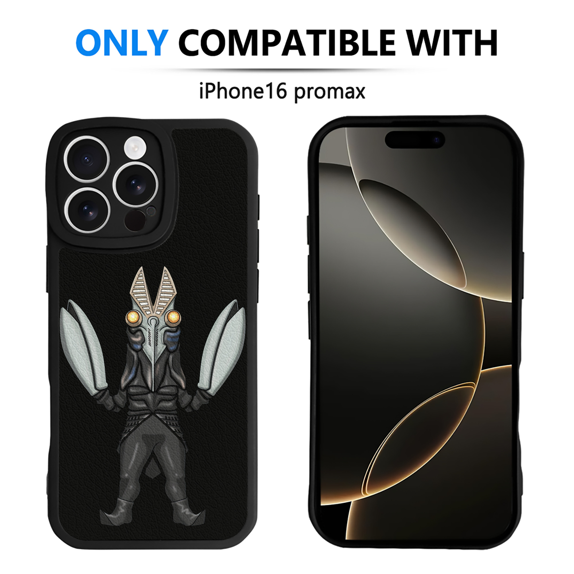 （画像用） ウルトラマン Ultraman 【iPhone 16シリーズ対応】シリコンスマホケース（レザー調） 材質：シリコン